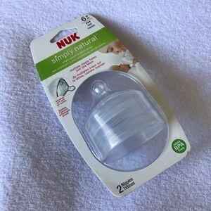 New NUK 2 Nipples BPA free for 6+months​